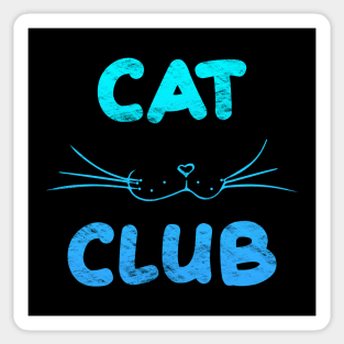 Cat Club - Blue Sticker